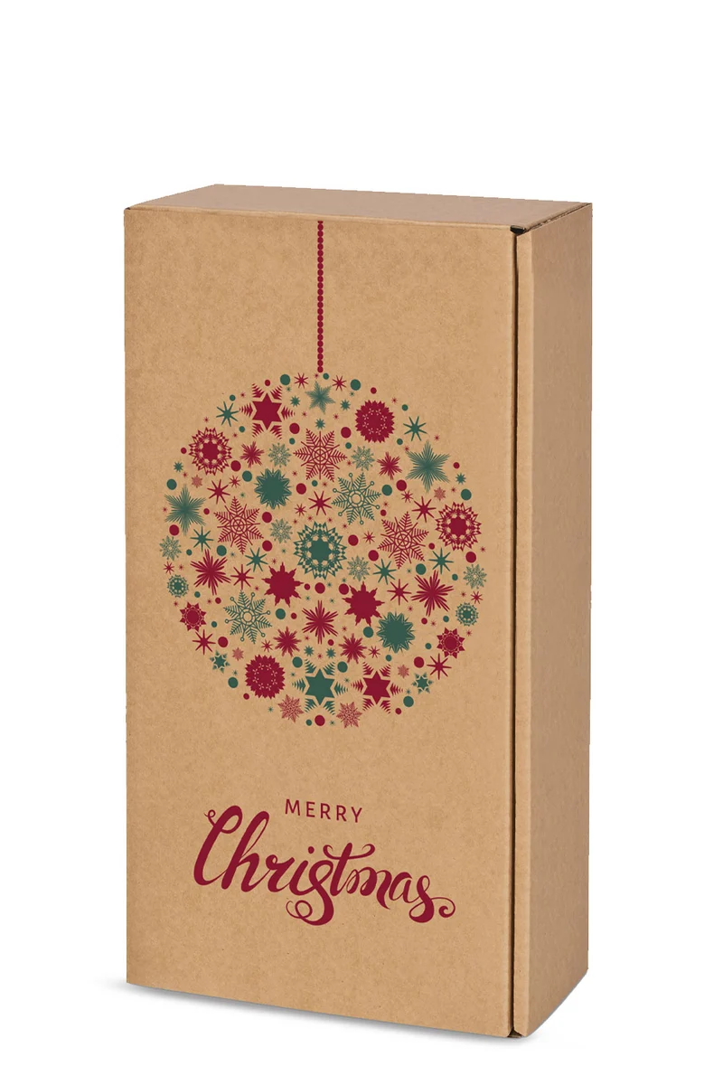 Gourmet Geschenkbox „Merry Christmas“ Rosé Cuvée Duo