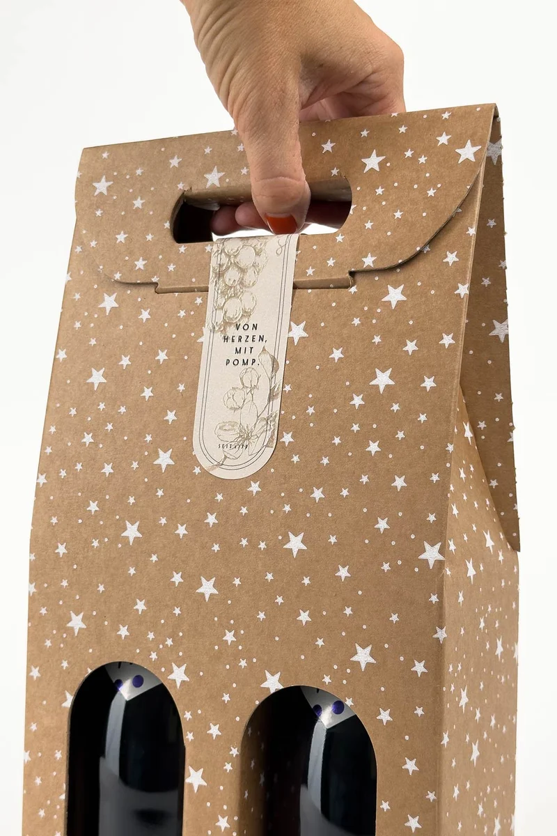 Weihnachts­geschenkbox Frankfurt Stars POMP Klassik Cuvée Duo