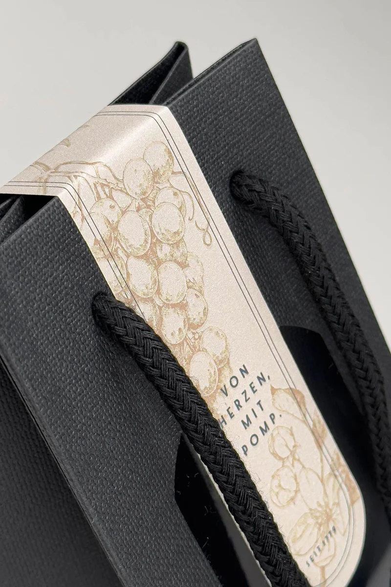Geschenktasche POMP Blanc Cuvée