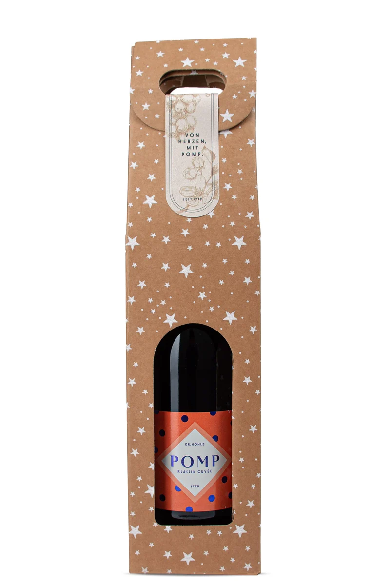 Weihnachts­geschenkbox Frankfurt Stars POMP Klassik Cuvée