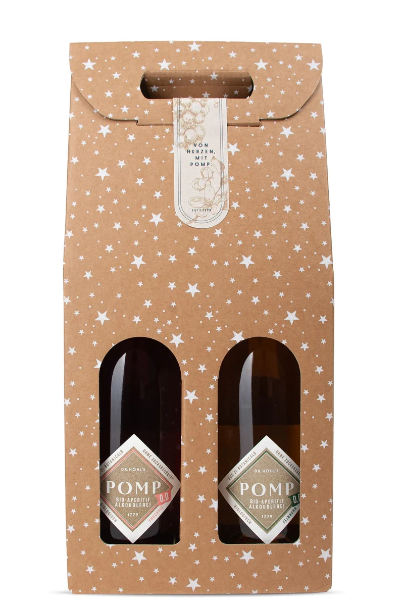 Gourmet Weihnachts­geschenk Set Stars alkoholfrei Duo
