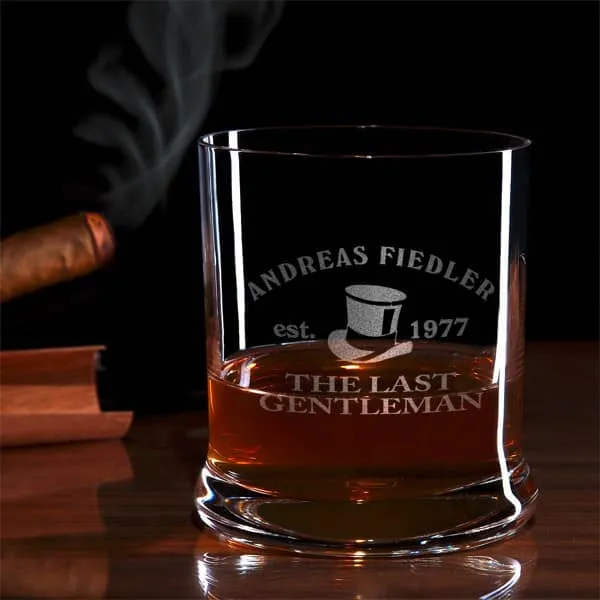 Leonardo Whisky Glas mit Name und Geburtsjahr