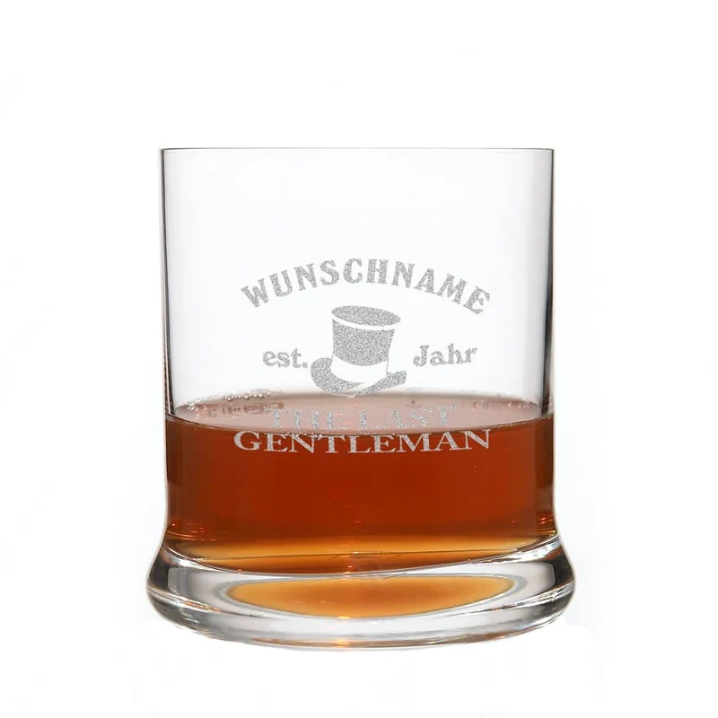 Leonardo Whisky Glas mit Name und Geburtsjahr