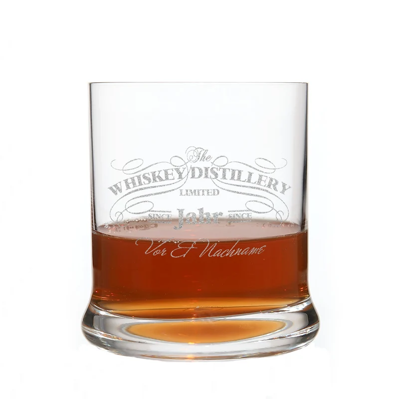 graviertes Whiskyglas Limited mit Name und Geburtsjahr