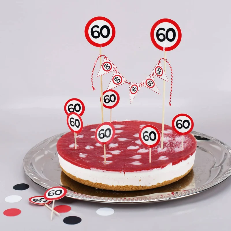 Torten-Deko Set zum 60. Geburtstag