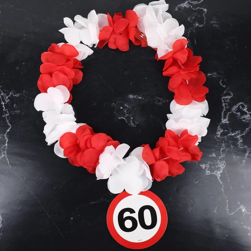 Hawaiikette Verkehrsschild 60