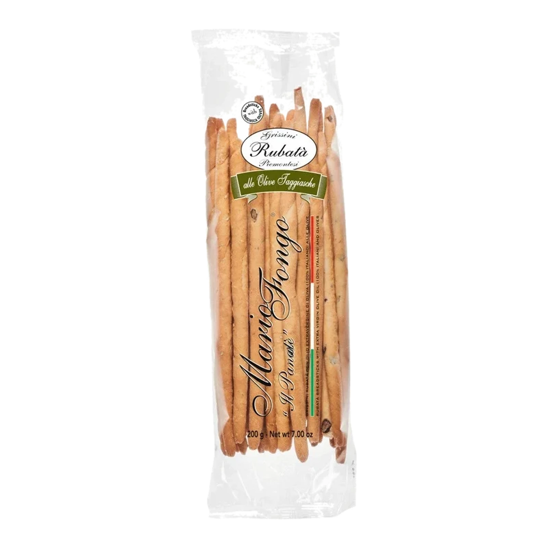 Grissini Rubatà alle olive Taggiasche 200g