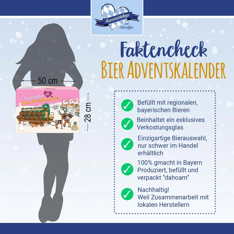 Bayerischer Bier Adventskalender Pink Edition