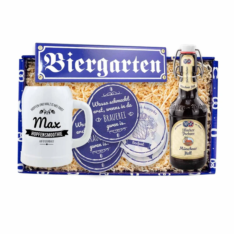 Geschenkbox "Bier is guad"