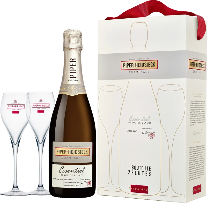 Piper-Heidsieck Essentiel Geschenkpackung mit 2 Gläser