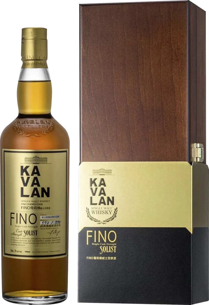 Kavalan Solist Fino 50-60%vol Cask Strength Taiwanesischer Whisky 0,7L
