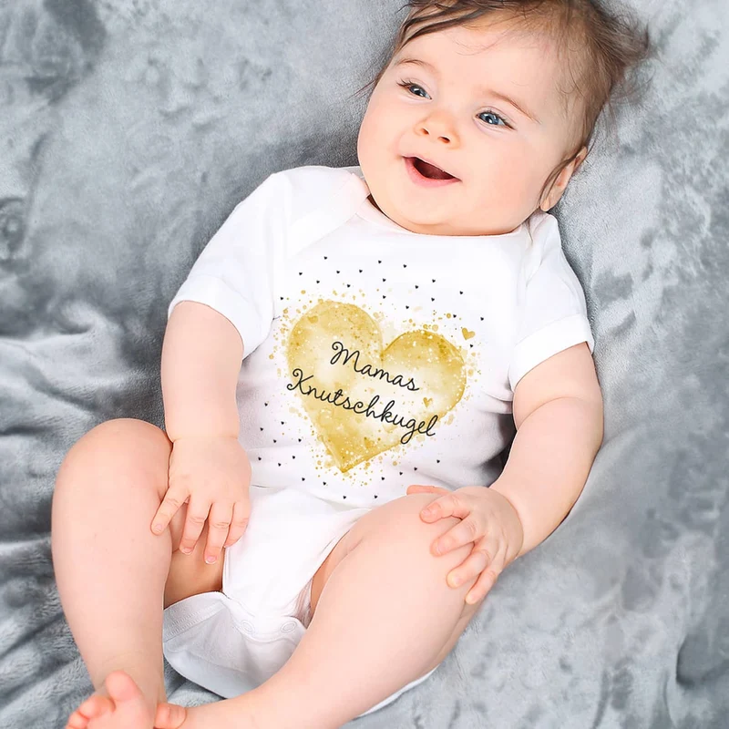 Babybody zum selbst gestalten mit Ihrem Wunschtext, 3 Größen auswählbar