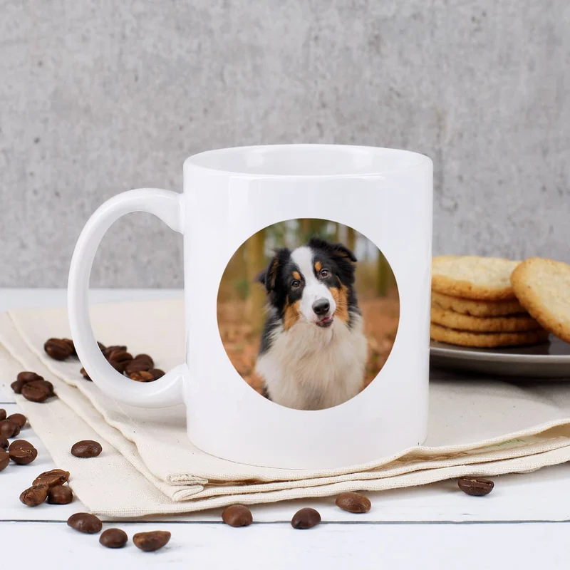 Dog Mom | Dog Dad - Fototasse mit Ihrem Wunschnamen