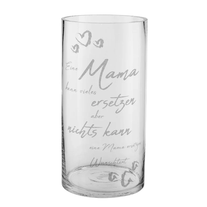Gravierte Vase zum Muttertag