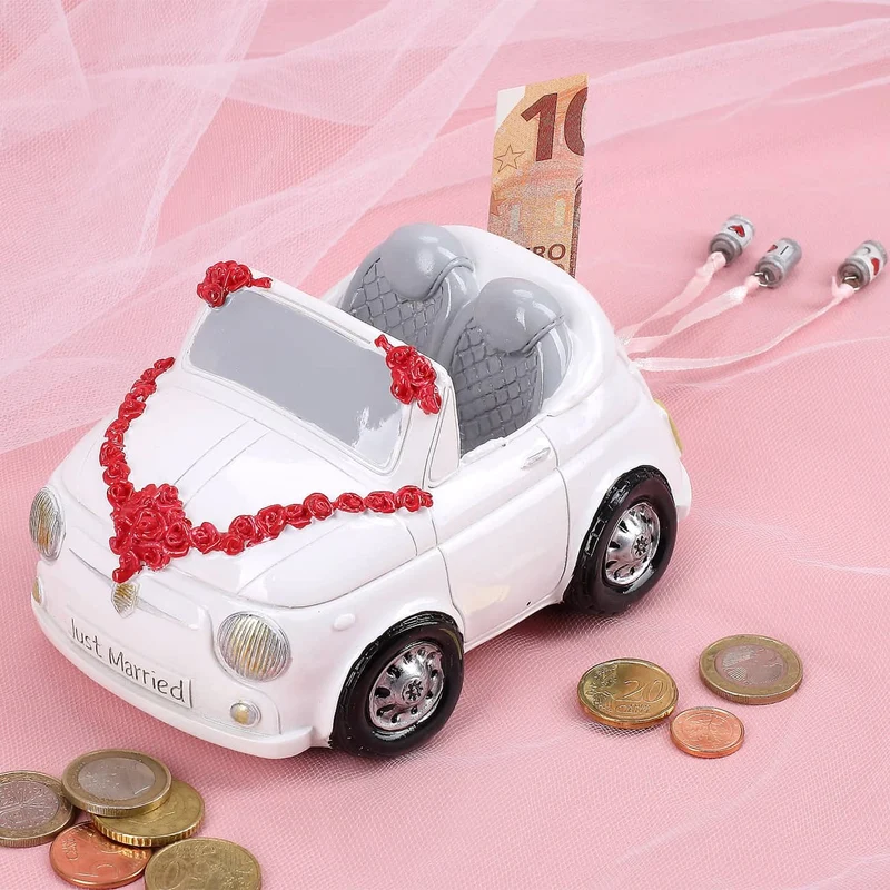Spardose - Cabrio zur Hochzeit