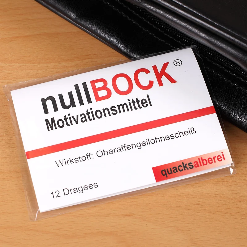 Kaugummi Motivationsmittel - nullBock