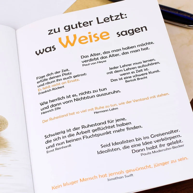 Der große Planer für den Ruhestand