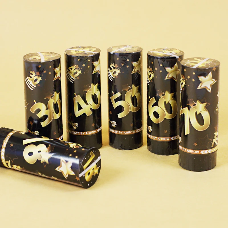 Mini-Konfetti-Kanonen zum Geburtstag - 4er Set