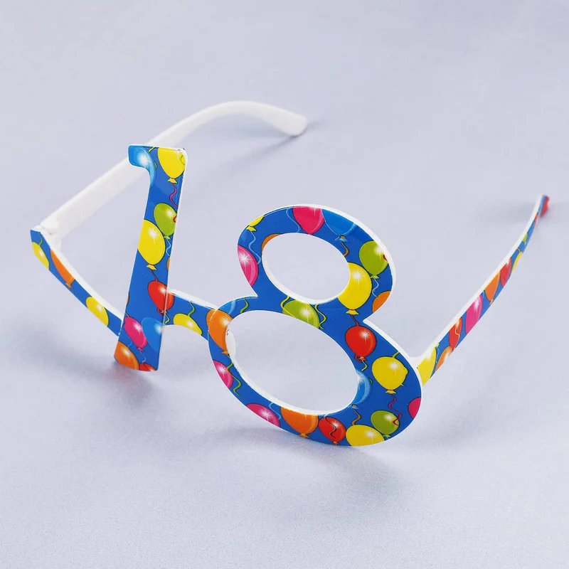 Blaue Party Brille - 18