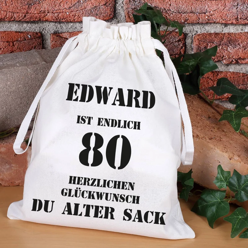 Alter-Sack-Beutel zum 80. Geburtstag