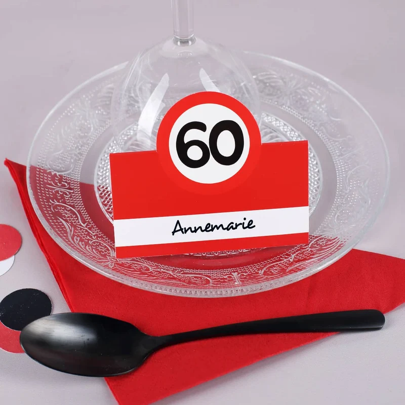 Platzkarten für den 60. Geburtstag
