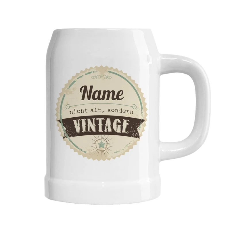 persönlicher Bierkrug - Nicht alt, sondern vintage!