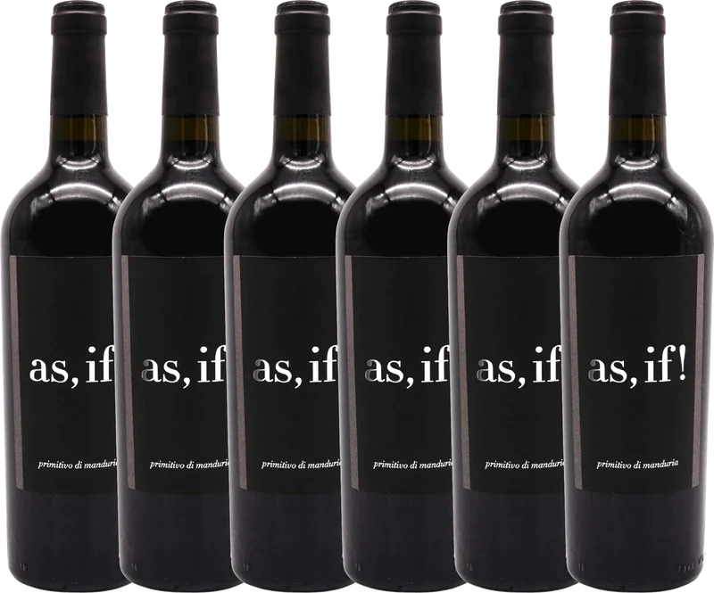 Sparpaket 6× as, if! Primitivo di Manduria DOC