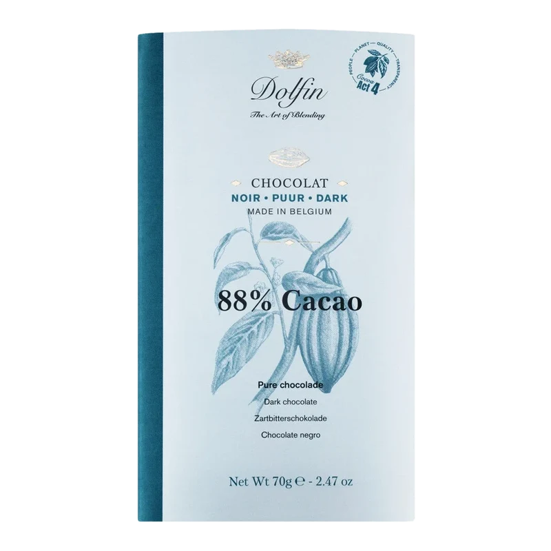 Tablette, noir 88 % cacao