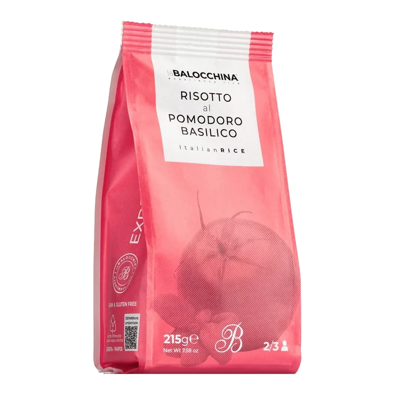 Risotto pomodoro e basilico
