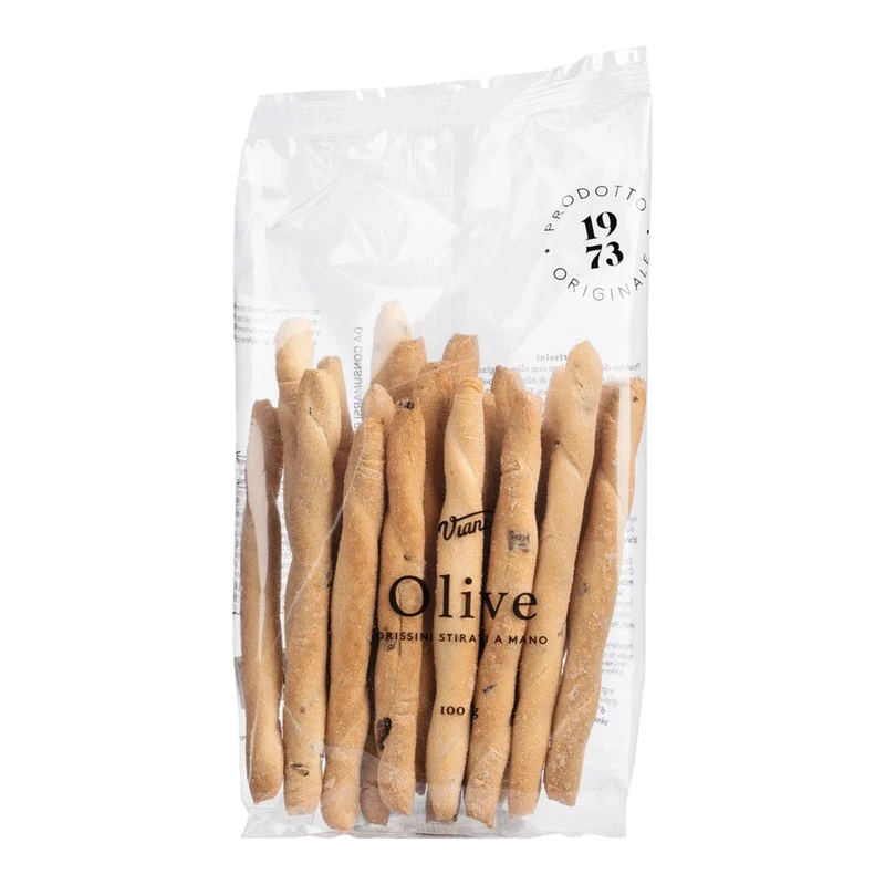 OLIVE - Mini Grissini mit Taggiasca Oliven 100g