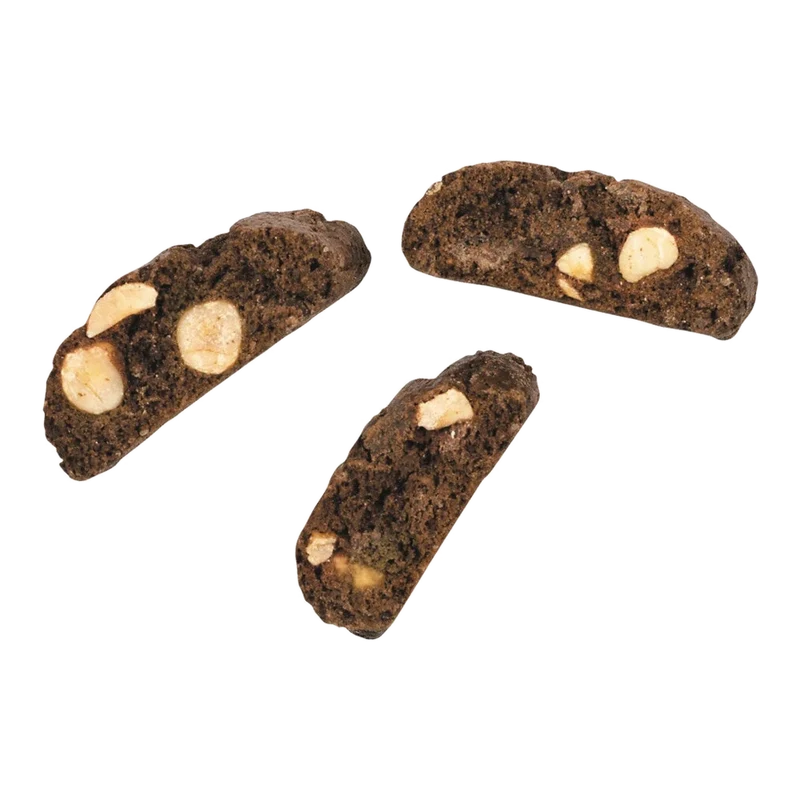 Cantuccini con nocciole e cioccolato fondente