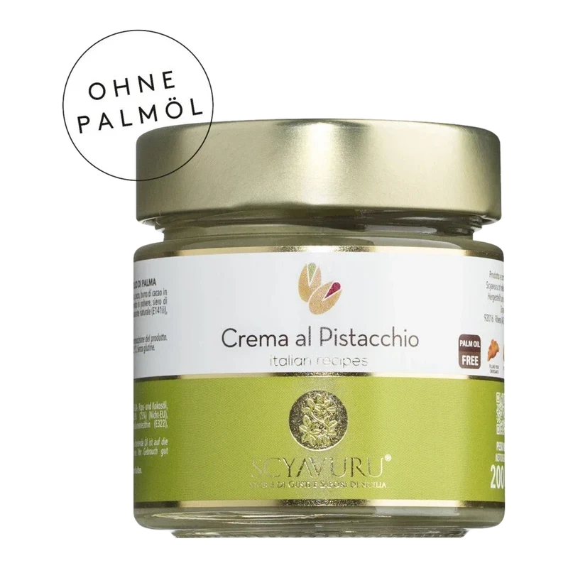 Crema al Pistacchio senza olio di palma