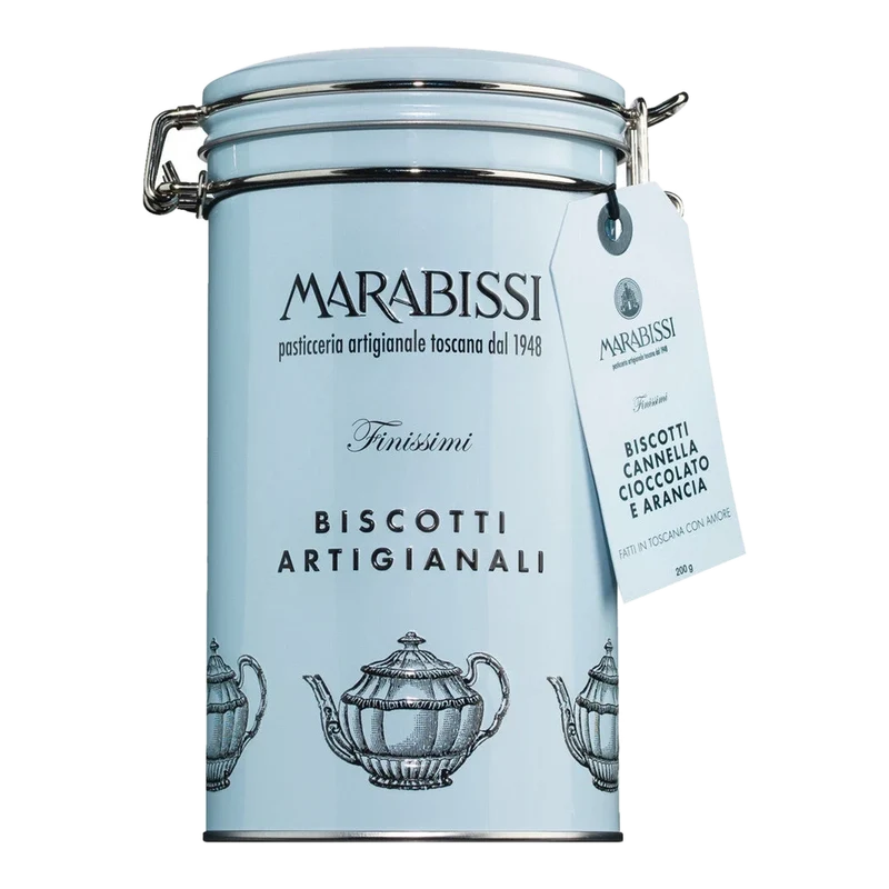Biscotti cioccolato, cannella e arancia, Azzurro