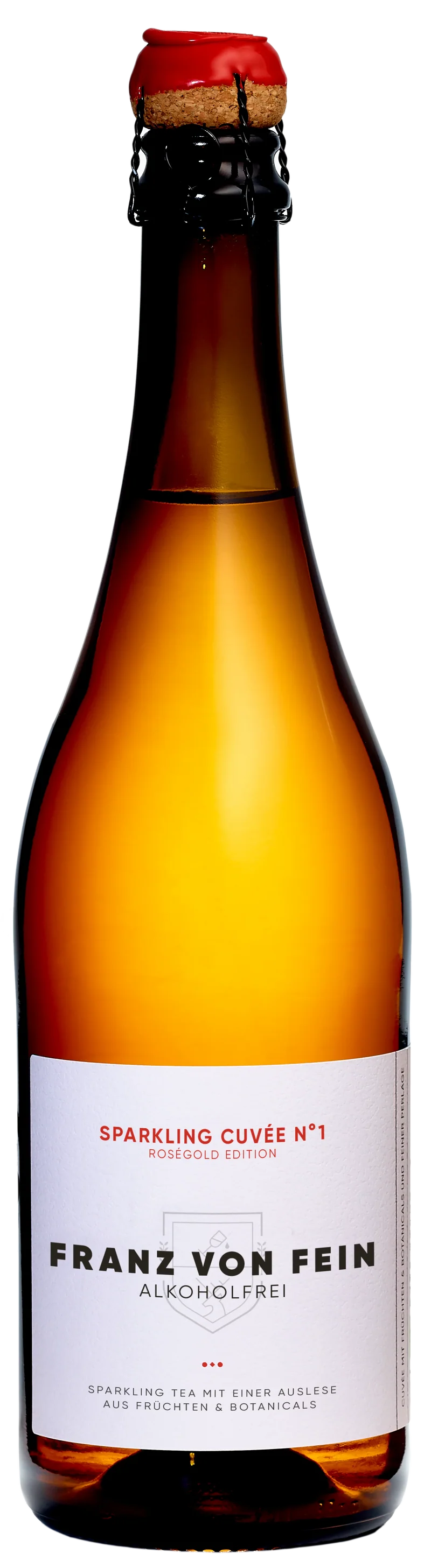 Alkoholfreier Sparkling Tea Cuvée Nº1 Roségold Edition