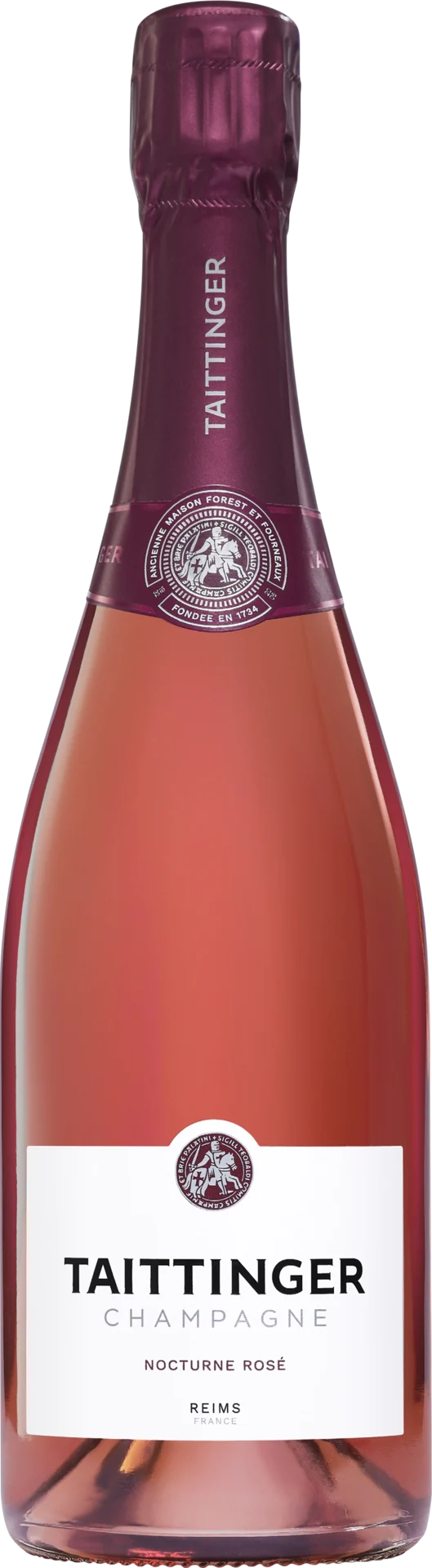 Champagne Taittinger Nocturne Sec City Lights Rosé Bouteille