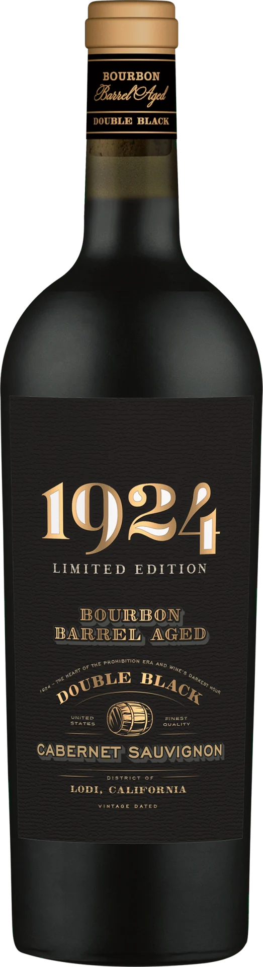 1924 Double Black Bourbon Barrel Aged Cabernet Sauvignon