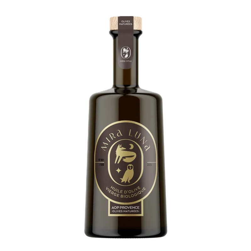 Huile d'Olive Vierge Olives Maturées AOP Provence BIO 0,5l