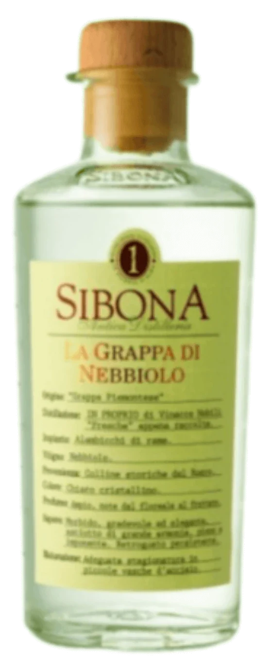 Sibona La Grappa di Nebbiolo