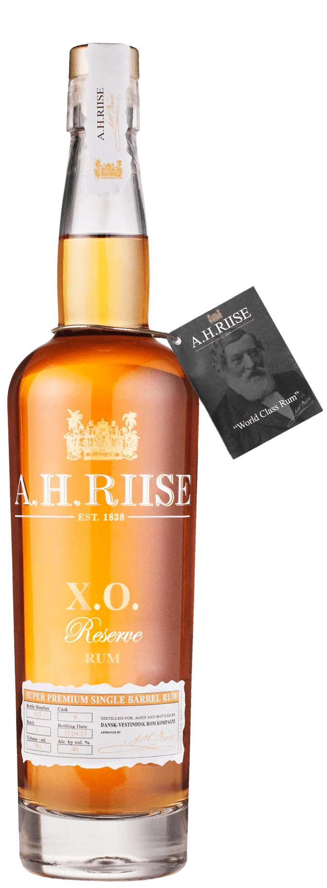 A.H. Riise XO Reserve Rum 40% vol.