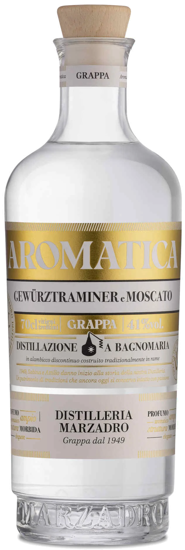 Marzadro Grappa Bivitigno Aromatica 0,7L