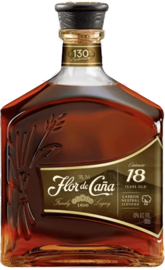 Flor de Cana Rum Centenario Gold 18 years old