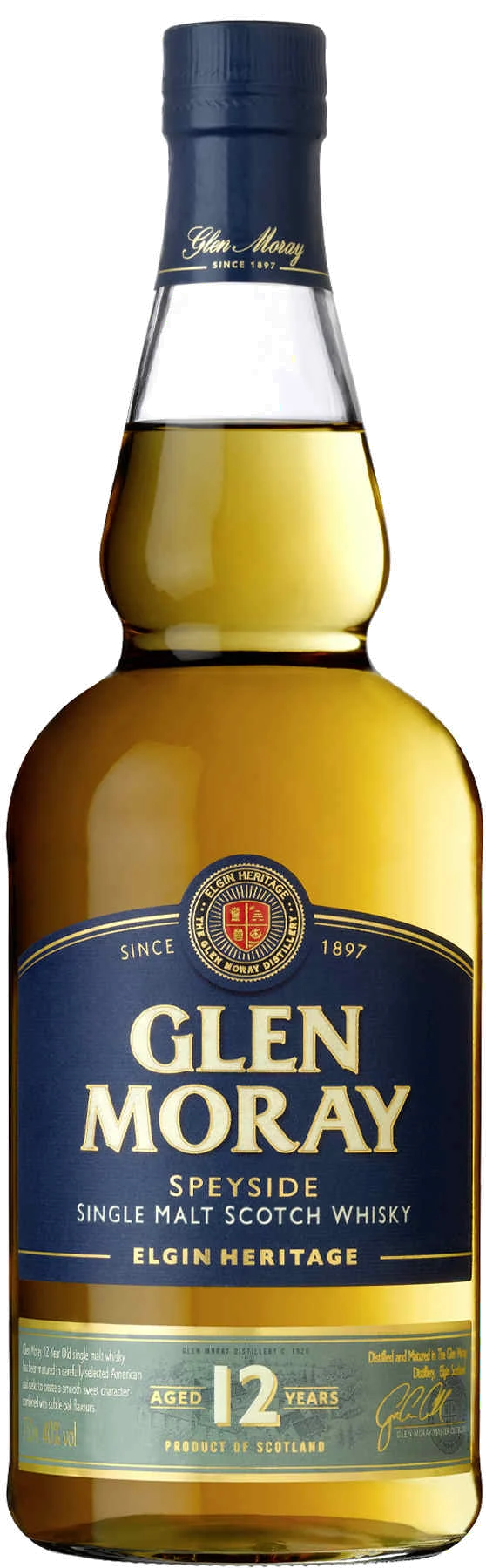 Glen Moray Speyside Single Malt Whisky 12 Years