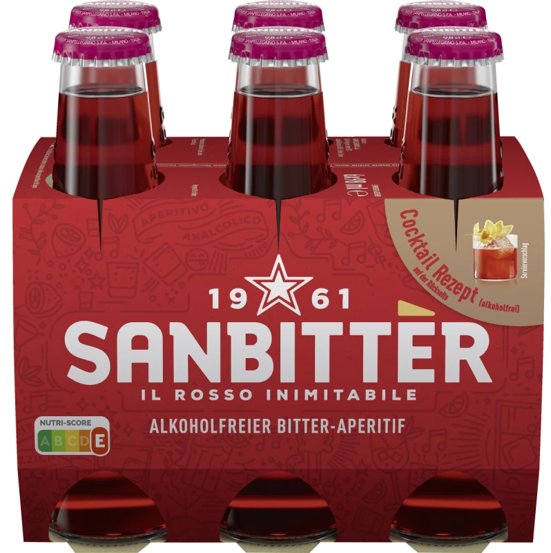 SanBitter Aperitivo San Pellegrino 6x0,98l