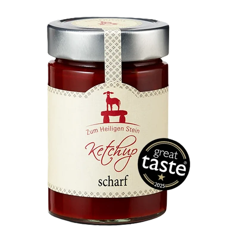 Zum Heiligen Stein Ketchup scharf 400g