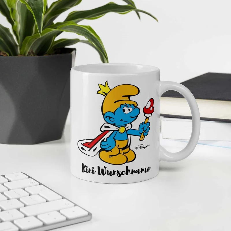 ®Die Schlümpfe Tasse "Kini" personalisiert