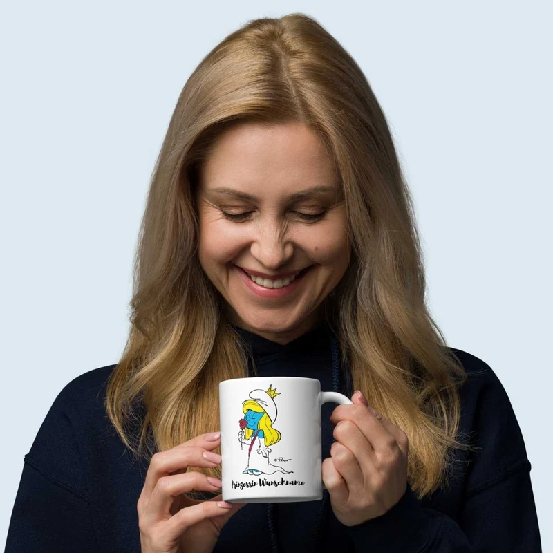 ®Die Schlümpfe Tasse "Prinzessin" personalisiert