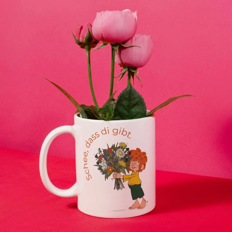 ®Pumuckl Tasse "Schee,dass di gibt."