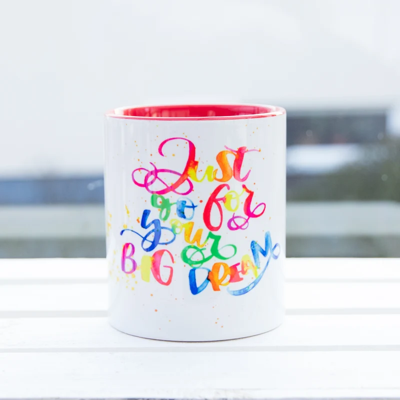 Tasse "Just go for your big dream"