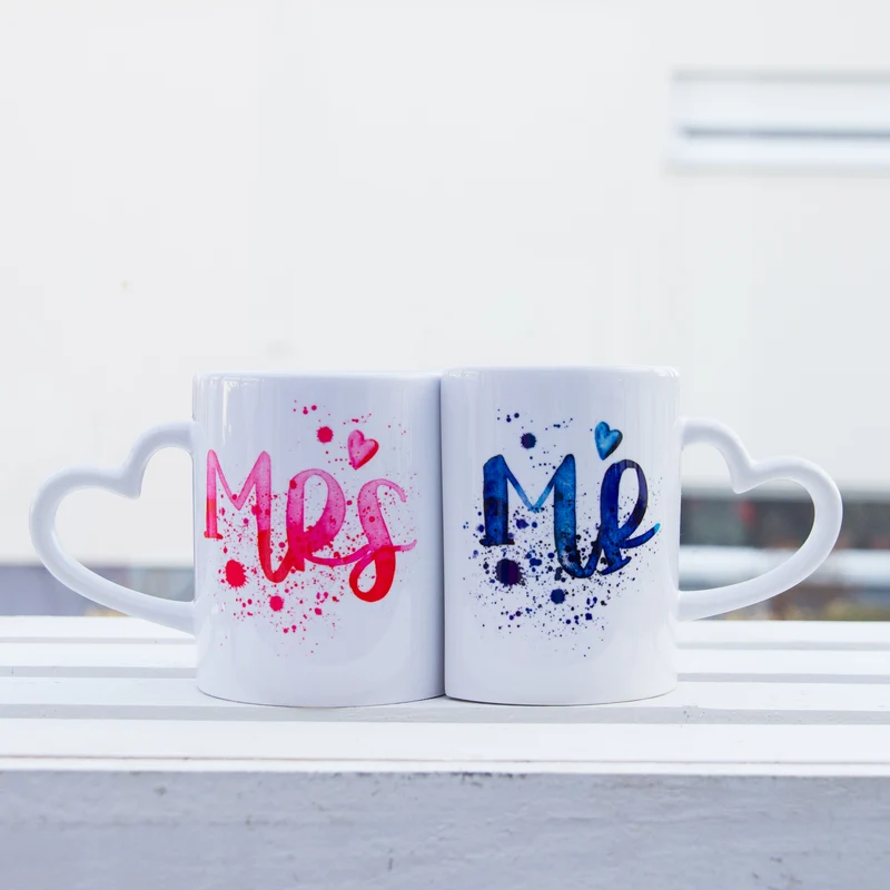 Partnertasse "Mr. und Mrs."