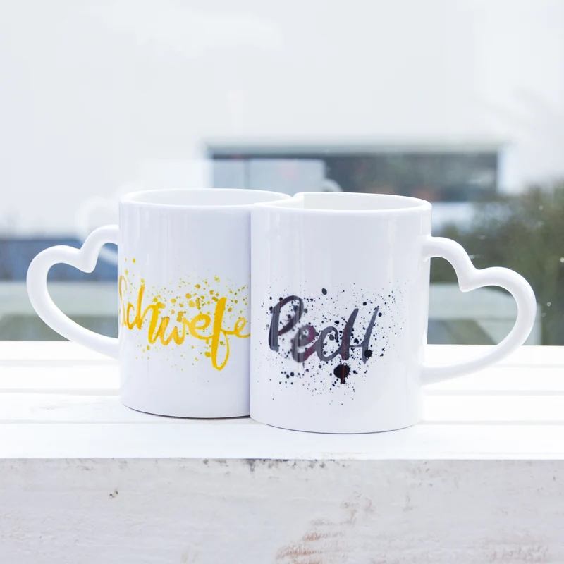 Partnertasse "Pech und Schwefel"